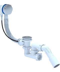 Сифон для ванны с переливом Crome 40mm L-500mm