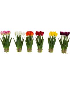 Mākslīgais zieds FLOWERLY 5gab/komplekts, tulpes