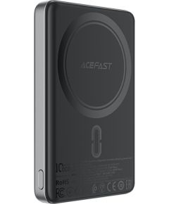 Внешний аккумулятор Power Bank Acefast M12-10000 PD20W Magnetic Wireless 10000mAh черный