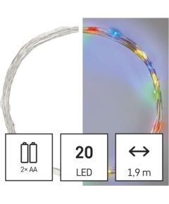 Emos 20LED XMAS NANO IP20 2AA T MC Декоративное освещение 