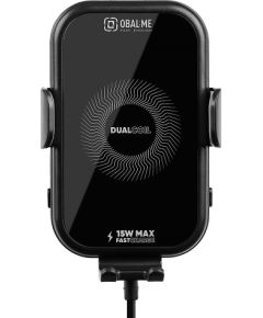 OBAL:ME GravCharger Беспроводной зарядный автомобильный держатель 15 Вт Черный