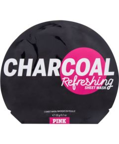 Pink Charcoal / Refreshing Sheet Mask 1pc W / Face Mask