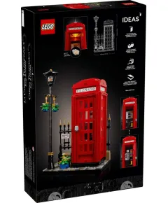 LEGO 21347 Ideas Red Sarkanā Londonas telefona būdiņa