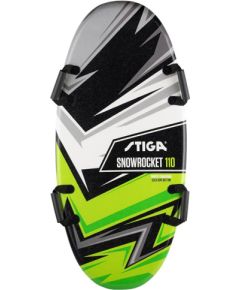 Slidināšanās paliktnis Stiga Snowrocker Speed 110 melns/zaļš Ragavas 