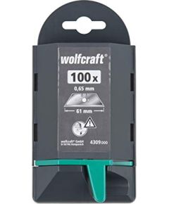 Asmens Wolfcraft; 61x0,65 mm; 100 gab.