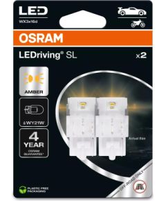 Osram WY21W LED AUTOLAMPAS 1.4W 7504DYP AMBER 12V WX3X16D 2gab