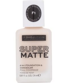 Makeup Revolution Super / Matte 2 in 1 Foundation & Concealer 24ml