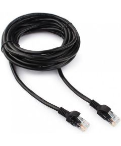 (Ir veikalā) Tīkla vads  CAT5e UTP Patch cord, Black 5m Cablexpert
