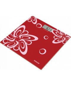 Bathroom scale Sencor SBS2507RD | red