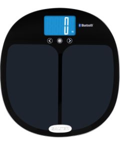 Salter 9192 BK3R Curve Bluetooth Smart Analyser Bathroom Scale black Ķermeņa svari