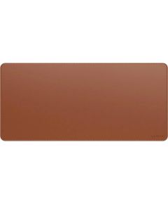 SATECHI Vegan-Leather Premium Desk Mat (Brown)