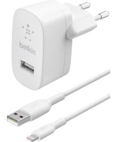 Belkin Boost Charge USB-A 12W + Lightning Cable white