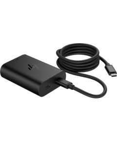 HP 65W USB-C Dual Port (45W+20W) GaN AC Power Adapter Travel Notebook Charger / fits ProBook 440 450 445 455, EliteBook 630 640 650 660 645 655 665 830 840 850 860 835 845 855 865, x360 1040 G6 G7 G8 G9 G10 G11, Dragonfly / 600Q8UT#ABB