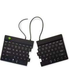 KEYBOARD SPLIT BREAK V2 ENG/BLACK RGOSP-UKWIBL R-GO TOOLS