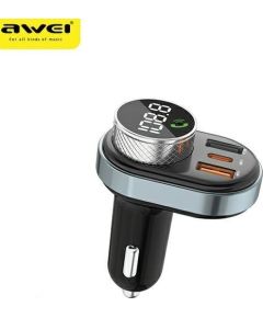Transmiter FM Awei  C-843 MP3 1xUSB+1xUSB-C