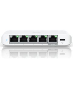 Ubiquiti UniFi Flex Mini 2.5G Managed 2.5G Ethernet (100/1000/2500) Power over Ethernet (PoE) Desktop White