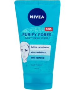 Nivea Purify Pores / Daily Wash Scrub 150ml