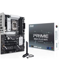 Mainboard ASUS Intel B860 Express LGA1851 Micro-ATX Memory DDR5 Memory slots 4 4xPCI-Express 4.0 16x 1xPCI-Express 5.0 16x 2xM.2 1xHDMI 1xDisplayPort 1xAudio-In 1xAudio-Out 1xMicrophone 4xUSB 2.0 3xUSB 3.2 1xUSB-C PRIMEB860-PLUSWIFI