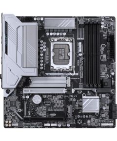 Mainboard GIGABYTE Intel B860 Express LGA1851 Micro-ATX Memory DDR5 Memory slots 4 2xPCI-Express 16x 2xM.2 1xHDMI 1xDisplayPort 1xAudio-In 1xAudio-Out 1xMicrophone 5xUSB 2.0 3xUSB 3.2 1xUSB-C 1xRJ45 B860MGAMINGXWIFI6E1.0