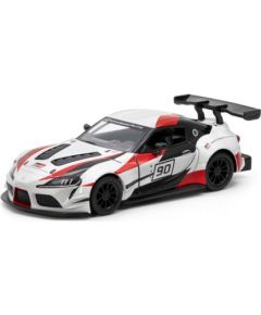 Kinsmart Metāla auto modelis Toyota GR Supra Racing Concept with printing (kastītē )1:36 KT5421WF