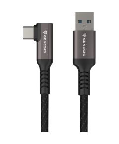 VR Kabelis Genesis USB Male - Type C Male 5m Black