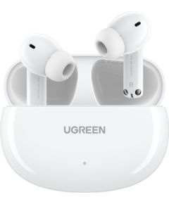 Беспроводные наушники Ugreen WS200 HiTune T6 Active Noise-Cancelling Earbuds белые