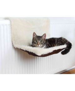 Guļvieta kaķiem : Trixie Radiator Bed, long:haired Plush|Suede Look, 45*26*31 cm