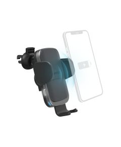 Hama FC10 Motion Car Mobile Phone Charger 10W Wireless QI Charge Black