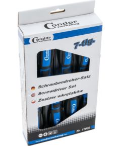 Triecienskrūvgriežu komplekts Condor Werkzeug C11900; SL/PH; 7 gab.