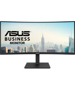 ASUS VA34VCPSR monitor komputerowy 86,4 cm (34") 3440 x 1440 px Wide Quad HD LCD Czarny