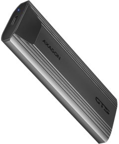 AXAGON EEM2-GTS2 USB-C 3.2 Gen 2 - M.2 NVMe / SATA SSD THIN SCREWLESS 30-80mm ALU box