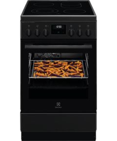 Electrolux LKR564276K Elektriskā plīts 600.sērija 50cm Melna