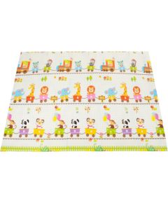 Divpusēja saliekama putu paklājiņš bērniem Springos KM0022, 150x200 cm, transportlīdzekļu dizains
