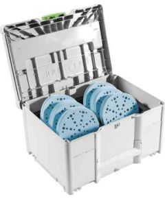 Smilšpapīrs Festool Granat; 150 mm; P60/80/120/150/180/220; 120 gab.