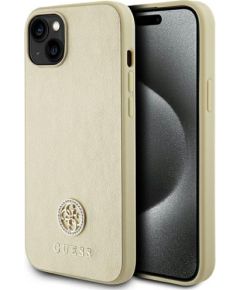 Guess Strass Metal Logo Back Case Защитный Чехол для Apple iPhone 15 Plus