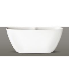 PAA vanna Perla, 1450x710 mm, akmens masa balta Акриловые