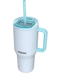 Thermal mug with telescopic straw Kambukka Rio Tumbler 950ml Frosty Coconut