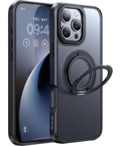 McDodo PC-4932 MagSafe case for iPhone 16 Pro with stand (black)