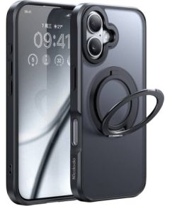 McDodo PC-4930 MagSafe case for iPhone 16 with stand (black)