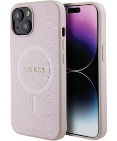 Guess Saffiano MagSafe Back Case Защитный Чехол для Apple iPhone 15 Plus