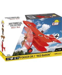 Klocki Fokker DR.1 Czerwony Baron 221 klocków Cobi Klocki
