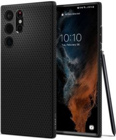 Чехол SPIGEN Liquid Air ACS03915 для Samsung Galaxy S22 Ultra - матовый черный