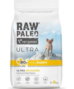 RAW PALEO Ultra Mini Puppy Turkey - dry food for puppies - 8 kg