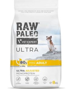 RAW PALEO Ultra Mini Adult Turkey - dry dog ​​food - 8 kg