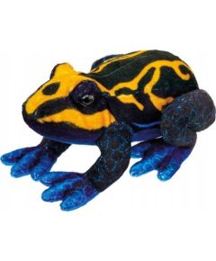 Jokomisiada Maskotka pluszowa Żaba pomarańczowo-czarna 13cm kolorowa żabka 14120