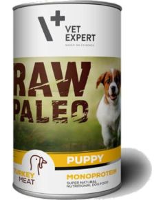 VetExpert Vetexpert RAW PALEO puppy turkey 400g - indyk puszka