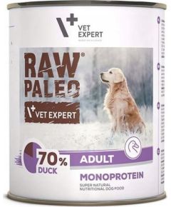 VetExpert VetExpert Raw Paleo Kaczka Adult Can 800g