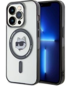 Karl Lagerfeld IML Choupette`s Head MagSafe Back Case Защитный Чехол для Apple iPhone 15 Pro Max