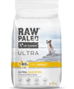 RAW PALEO Ultra Mini Adult Turkey - dry dog ​​food - 2 kg