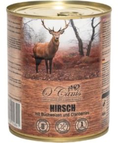 O'CANIS canned dog food- wet food- deer with buckwheat- 800 g